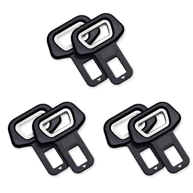 Seat Belt Buckle, 6 PCS Seat Belt Buckle Adapter, Car Parts, Suitable for Most Cars and Trucks Car Parts von gvivej