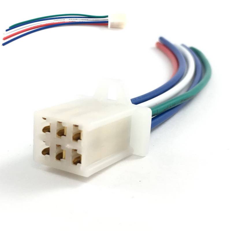 ANSCHLUSS KABEL für 4-TAKT CDI ZÜNDEINHEIT STEUERBOX 1 STECKER VERSION für REX BAOTIAN BENZHOU ZNEN YIBEN KREIDLER NOVA ALPHA GY6 MOTOR von gy6-ersatzteile_de