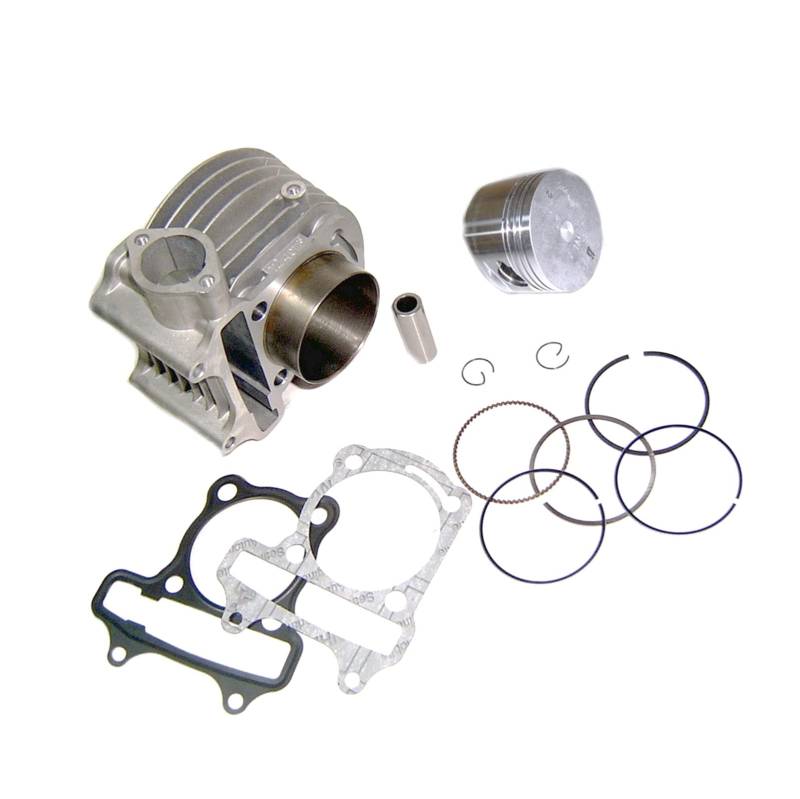 ZYLINDER KIT 125ccm 52mm für 4-TAKT 152QMI 157QMJ GY6 Motoren für BAOTIAN BENZHOU YIYING YY125T FLEX TECH HUATIAN HYOSUNG KREIDLER YIBEN ZNEN REX GY6 von gy6-ersatzteile_de