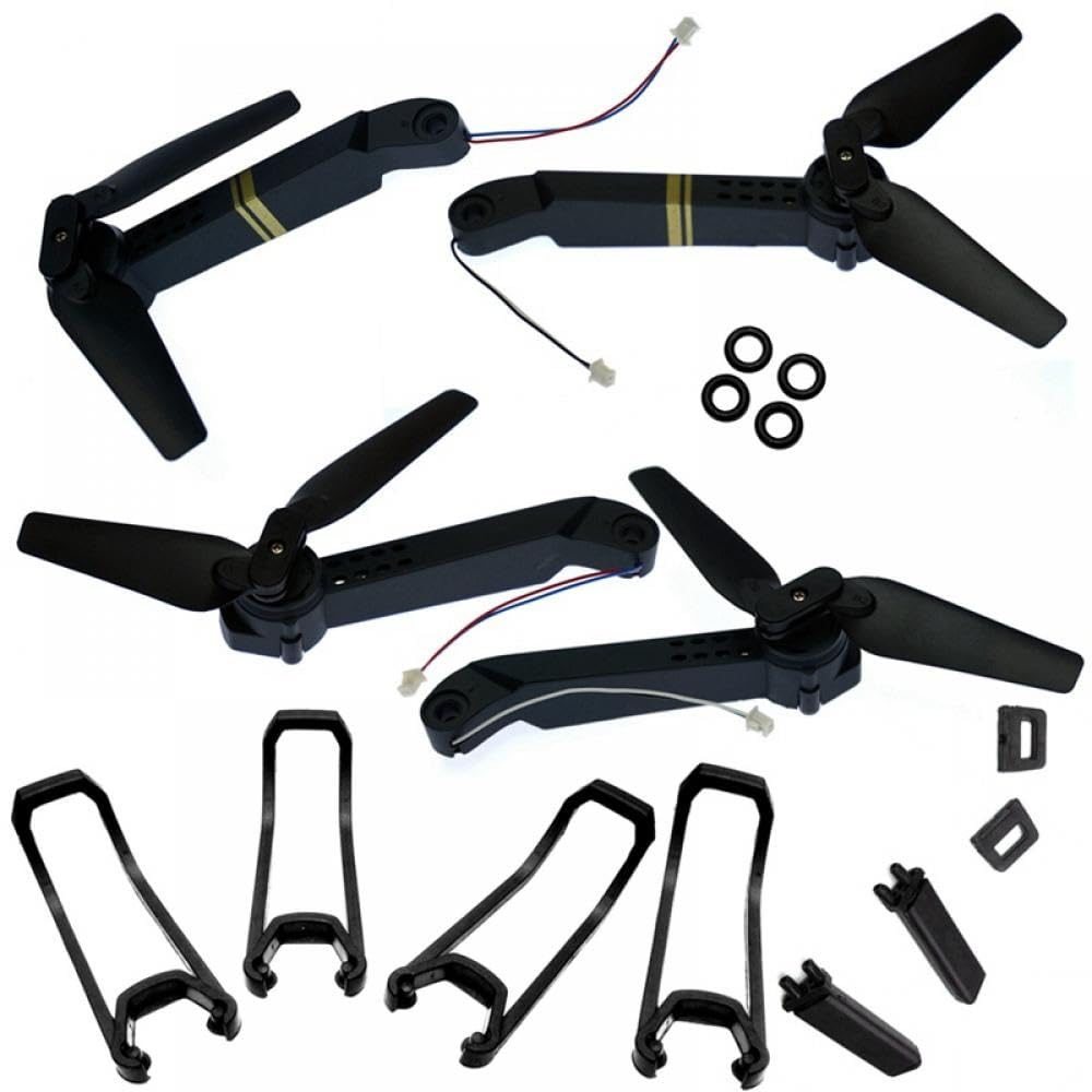 E58 WiFi RC Quadcopter Drone Ersatzteile Propeller Arm Schutz Wachen Kompatibel Mit Faltbare Quadcopter Zubehör(ARMS GUARDS LANDING) von hJNGdU