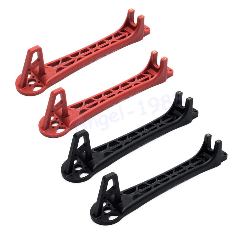 HJ DIY Quadcopter Ersatzrahmen Arm kompatibel mit Flame Wheel F450 F550 RC Drone 4 Stück Lot(2 RED 2 BLACK) von hJNGdU