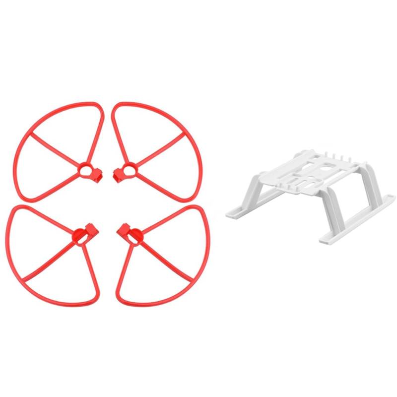 X8 SE 2020 Quick Release Drone Fahrwerk Propeller Guard Kit Höhe Extender Lange Bein Fuß Kompatibel mit ähnlichen Drohnen(2 IN 1 B) von hJNGdU