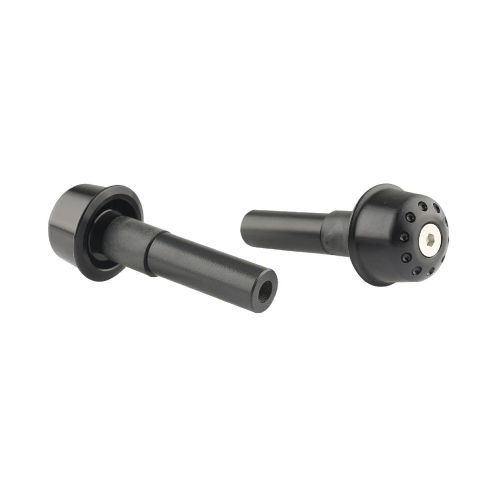 harayaa 2X Motorradstange Enden Motorrad -Lenkerstecker Universal M6 -Gewinde -Teile Motorradstangen -Stecker Griffstabs -Kappen -Endstopfen, Schwarz von harayaa