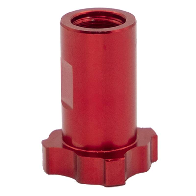 harayaa Aluminium Spray Einweg Topf Adapter Anschluss, Sprühbecher Adapter, Auslass, Roter Spray Anschluss Adapter, Innen M14x1 von harayaa