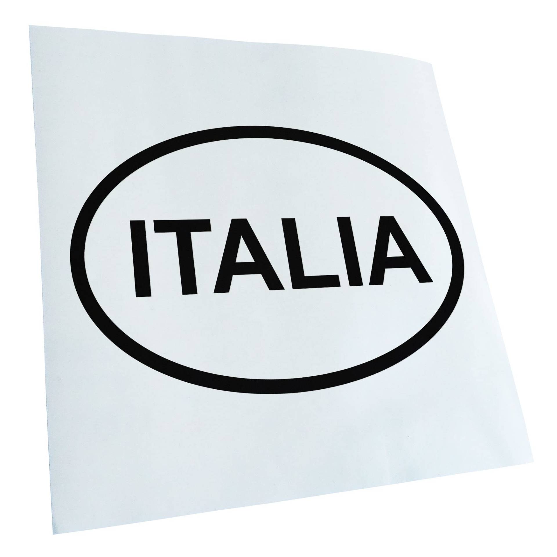 - Autoaufkleber - Italia - Italien Aufkleber für Auto, Laptop, Fahrrad, LKW, Motorrad Mehrfarbig JDM Decal Racing von hauptsachebeklebt