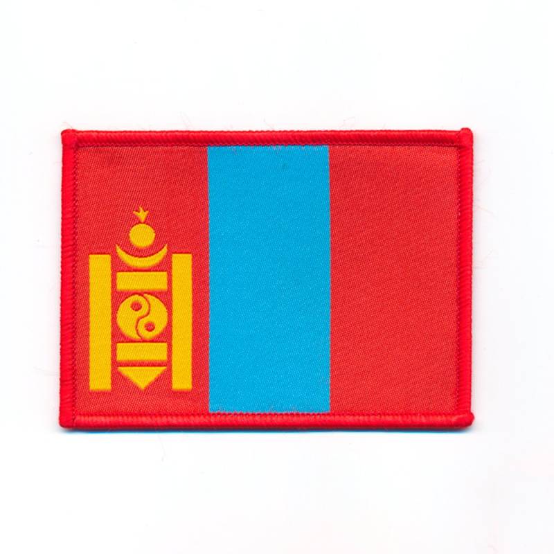 hegibaer 50 x 40 mm Mongolei Ulaanbaatar Erdenet Qualität Patch Aufnäher Aufbügler 0825 A von hegibaer