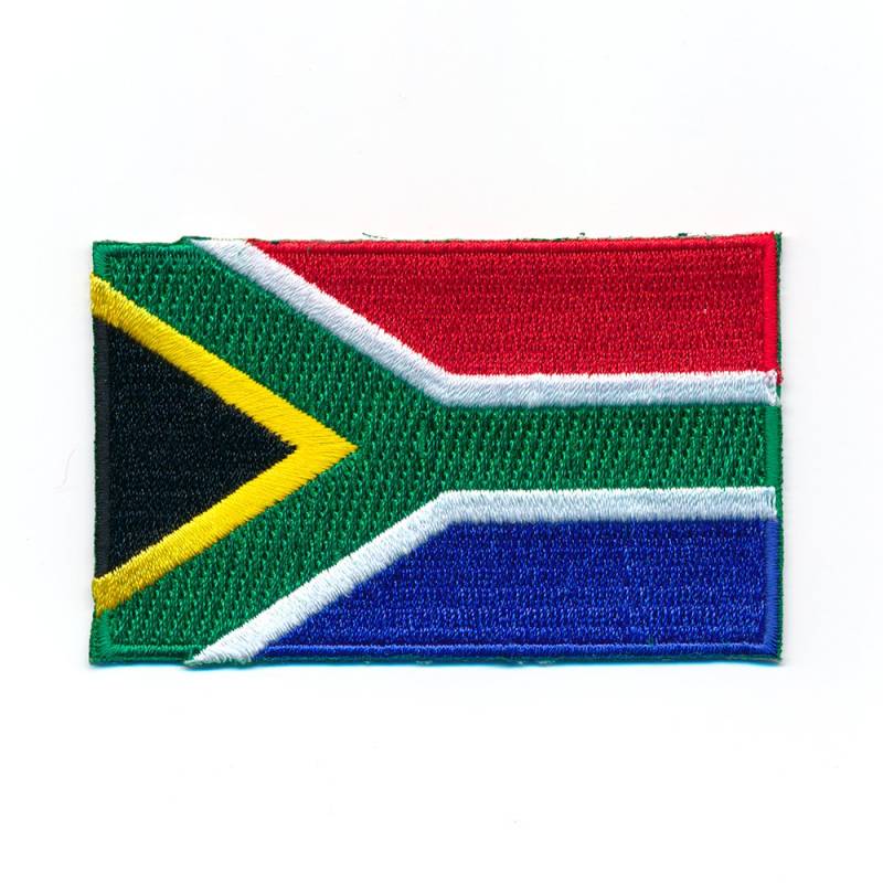 hegibaer 80 x 50 mm Südafrika Flagge Flag Pretoria Kapstadt Patch Aufnäher Aufbügler 1016 X von hegibaer