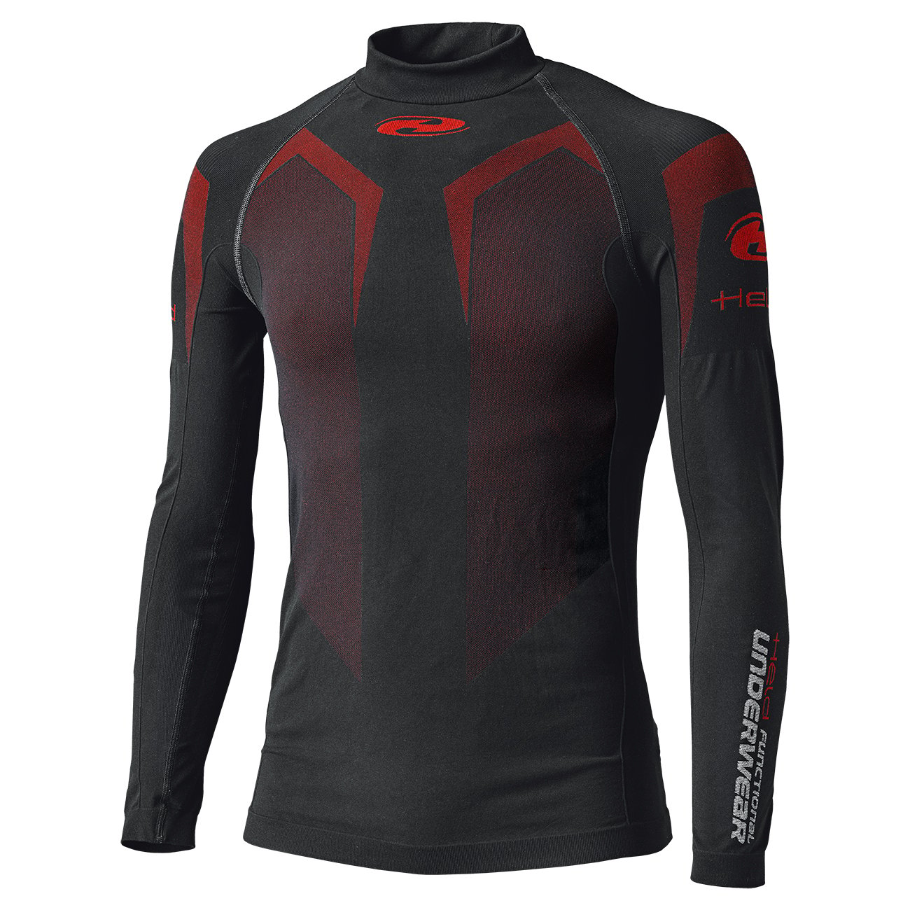 Held 3D-Skin Warm Damen Funktionsshirt langarm schwarz/rot M Damen von held