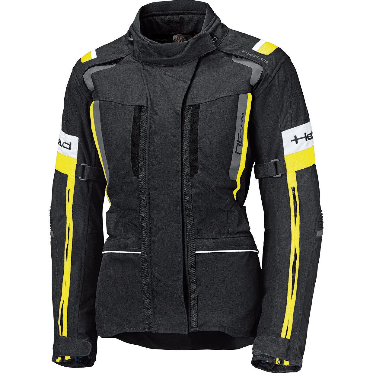 Held 4-Touring II Damen Textiljacke schwarz/neongelb XL Damen von held