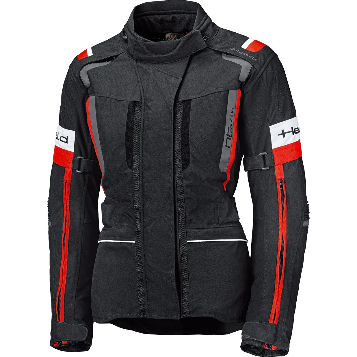 Held 4-Touring II Damen Textiljacke schwarz/rot XL Damen von held