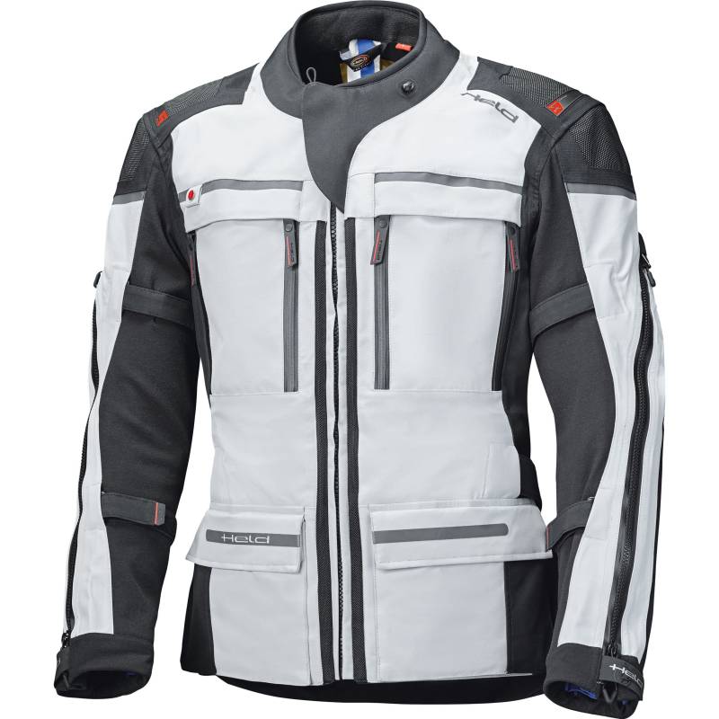 Held Atacama Textiljacke GTX grau/rot 3XL Bauch Herren von held