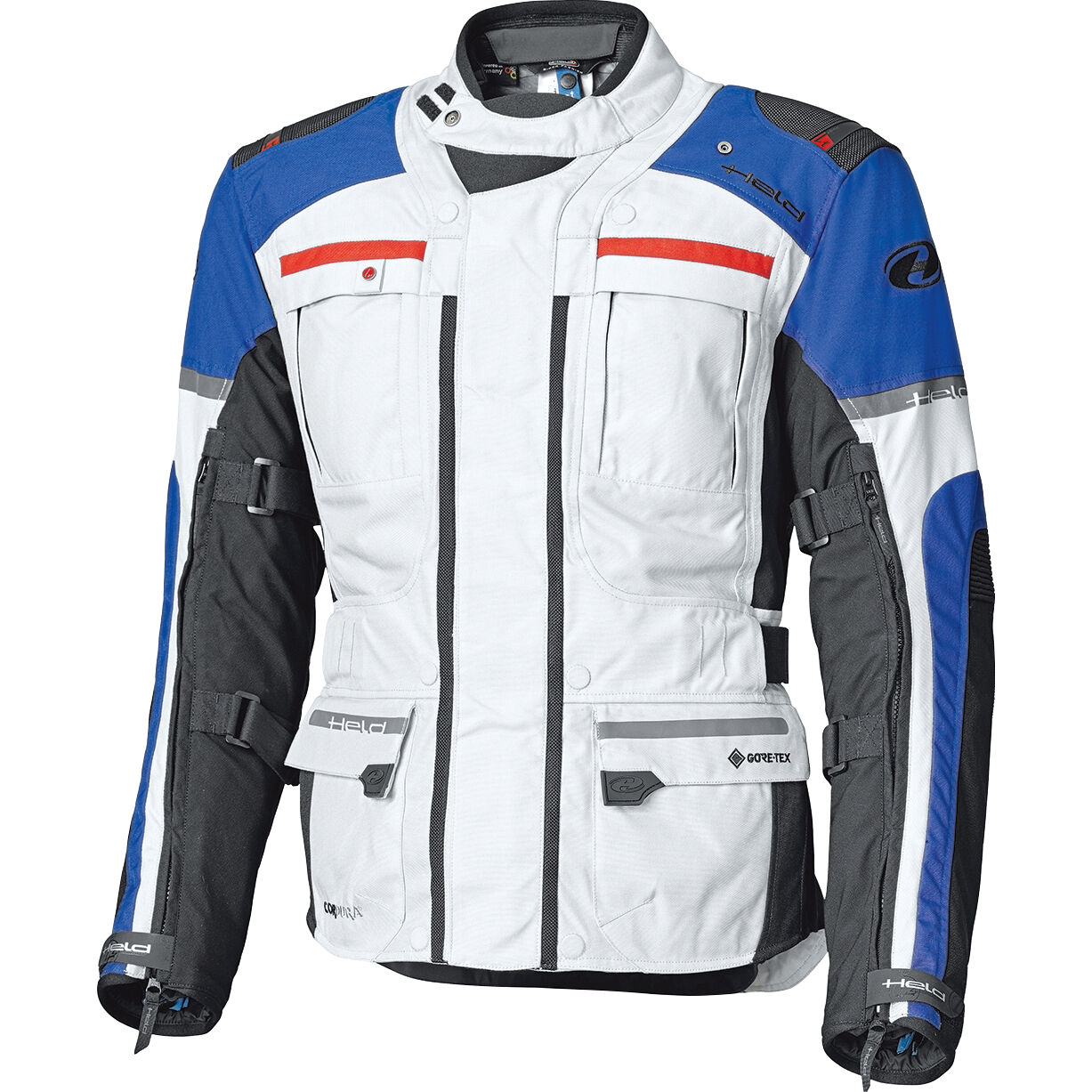 Held Carese Evo Textiljacke grau/blau L Herren von held