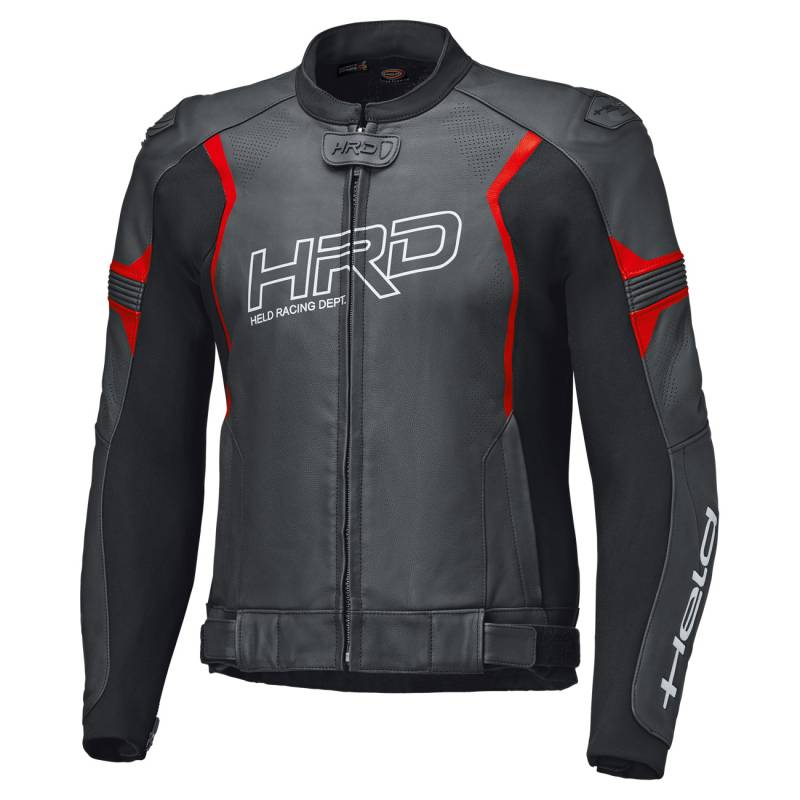 Held Street Rocket 4 Lederjacke schwarz/neonrot 58 Herren von held