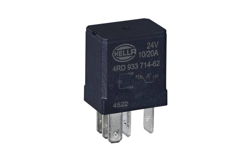 HELLA Relais, Arbeitsstrom - 24V - 5-polig - Wechsler - 4RD 933 714-621 von hella gmbh & co. kgaa