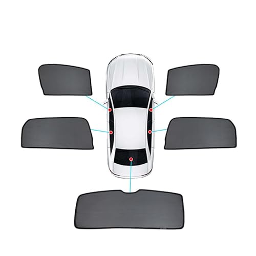 Auto Car Shades, für Benz GLE/ML350 2011-2019 Sonnenschutz UV Schutz Autofenster-Visier Sonnenschirm Privatsphäre Auto Zubehör,D von hfzqkj