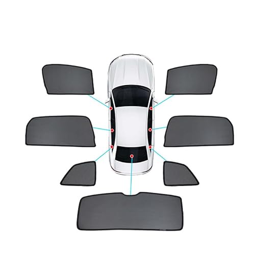Auto Car Shades, für Ford EcoSport 2013-2019 Sonnenschutz UV Schutz Autofenster-Visier Sonnenschirm Privatsphäre Auto Zubehör,E von hfzqkj