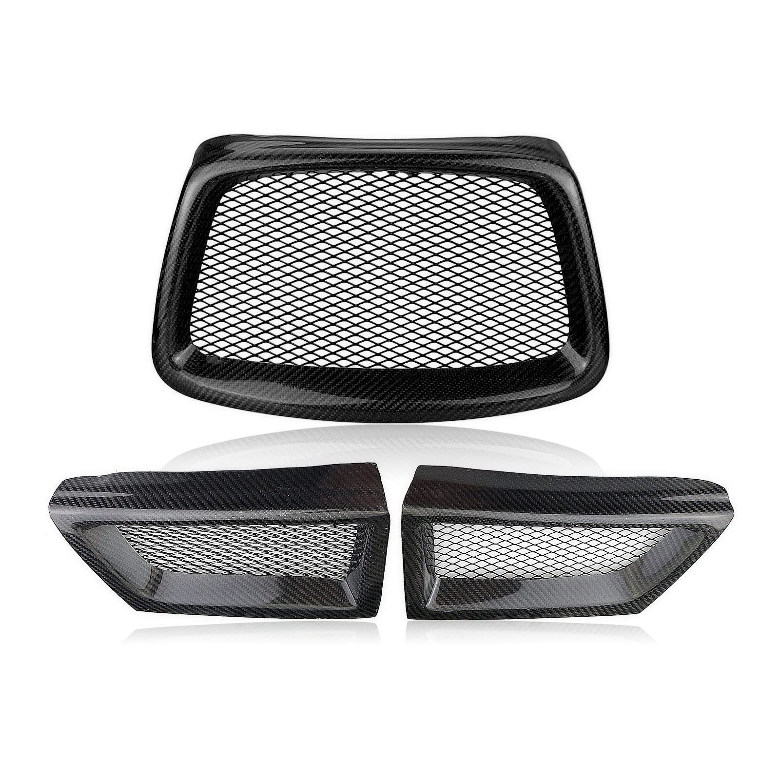 Kühlergrill Frontstoßstange Auto Front Grille Vent Hood Mesh Grid Oberen Stoßstange Grille Für Subaru Für Impreza Für 9th 2006-2007 Front Stoßstange Grill von hgudyr