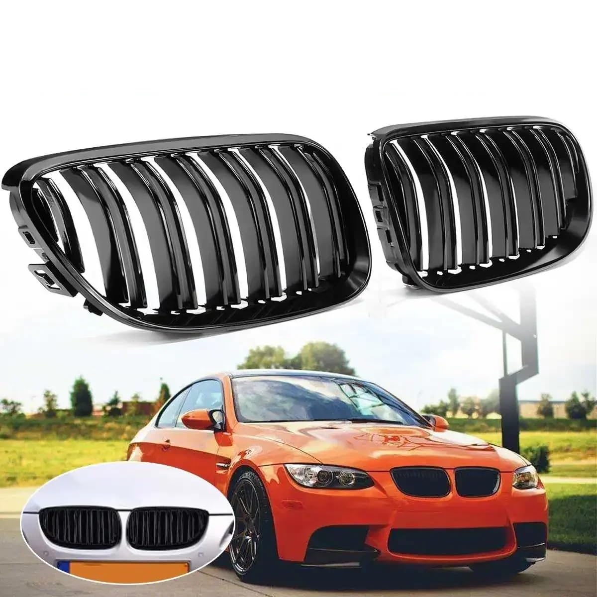 Kühlergrill Frontstoßstange Auto Front Stoßstange Grill Grille Für 3-Serie Für E92 Für E93 2010 2011 2012 2013 2014 Front Oberen Grills Front Stoßstange Grill von hgudyr