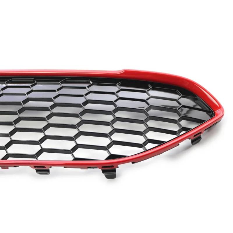 Kühlergrill Frontstoßstange Auto-Frontstoßstangen-Mittelgrill-Netz-Obergrill Für Ford Für Fiesta Für Zetec-S 2013 2014 2015 2016 2017 Front Stoßstange Grill von hgudyr