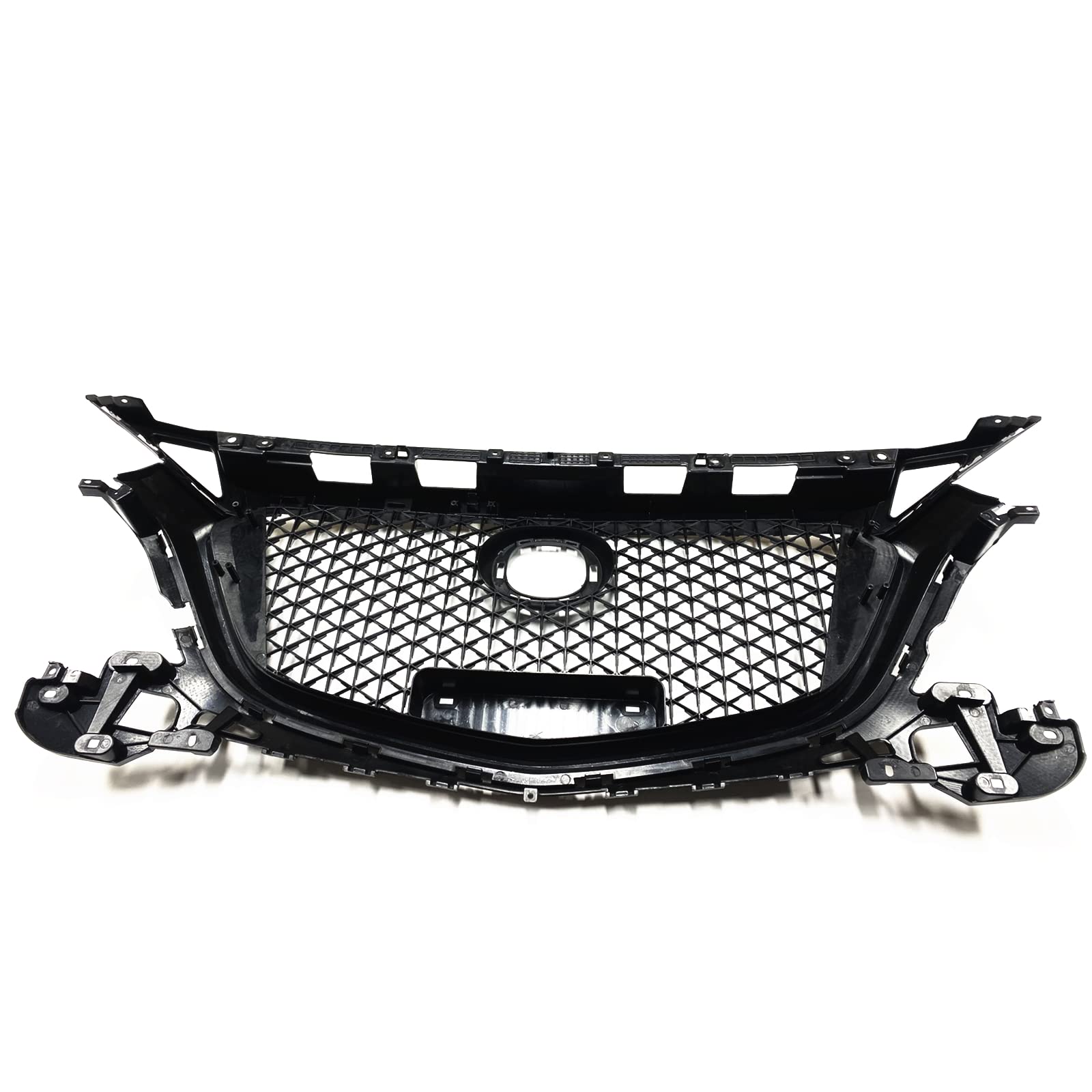 Kühlergrill Frontstoßstange Auto Kühlergrill Für Für 3 Für Axela 2017-2018 Auto Oberen Stoßfänger Ansaughaube Abdeckung Mesh Grid Front Stoßstange Grill von hgudyr