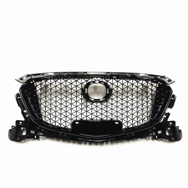 Kühlergrill Frontstoßstange Auto Oberer Stoßfänger Ansaughaube Mesh Grid Frontgrill Für Für 3 Für Axela 2017 2018 Front Stoßstange Grill von hgudyr