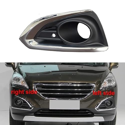 Kühlergrill Frontstoßstange Für Peugeot Für 3008 Auto Nebelscheinwerfer Abdeckung Zierleisten Frontstoßstange Unterer Grill Front Stoßstange Grill von hgudyr