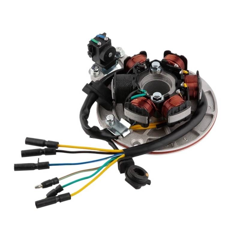 Motorrad Stator Motorrad Zündung Magneto Stator Schwungrad Mit Licht Für YX 1401P56FMJ W063 Motor BSE SDG SSR Statorspule von hgudyr