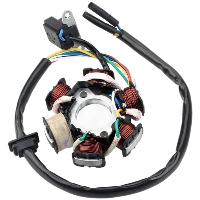 Motorrad Stator Zündstator Magneto 6-polige Spule Für GY6 125ccm 150ccm Statorspule von hgudyr