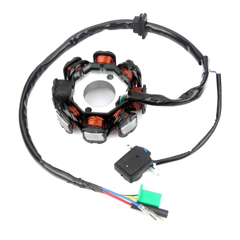 Motorrad Stator Zündung Stator Magneto Spule Generator 8 Pole Für GY6 150cc 125cc Statorspule von hgudyr