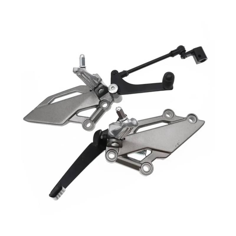 hgudyr Hintere Fußrasten 2X Motorrad Schalthebel Frontset Fuß Peg Halterung Fußstütze Pedal Shifter Für K&awasaki Für Ninja 300/250/R Z250 Z300 EX250 von hgudyr