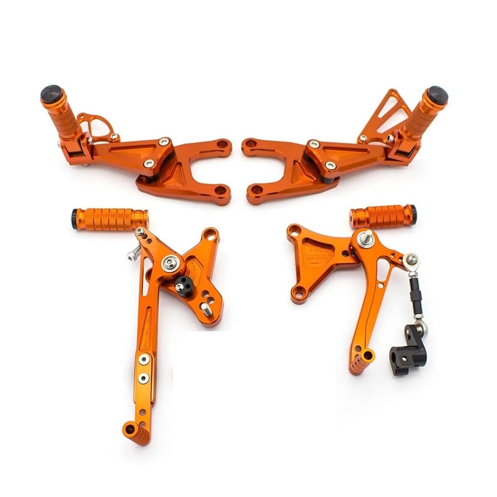 hgudyr Hintere Fußrasten Für B&enelli TNT125 TNT 125 135 2016-2023 Motorradfahrer Beifahrer Fußrasten Rest Set Pedal Fußstütze Rearset von hgudyr