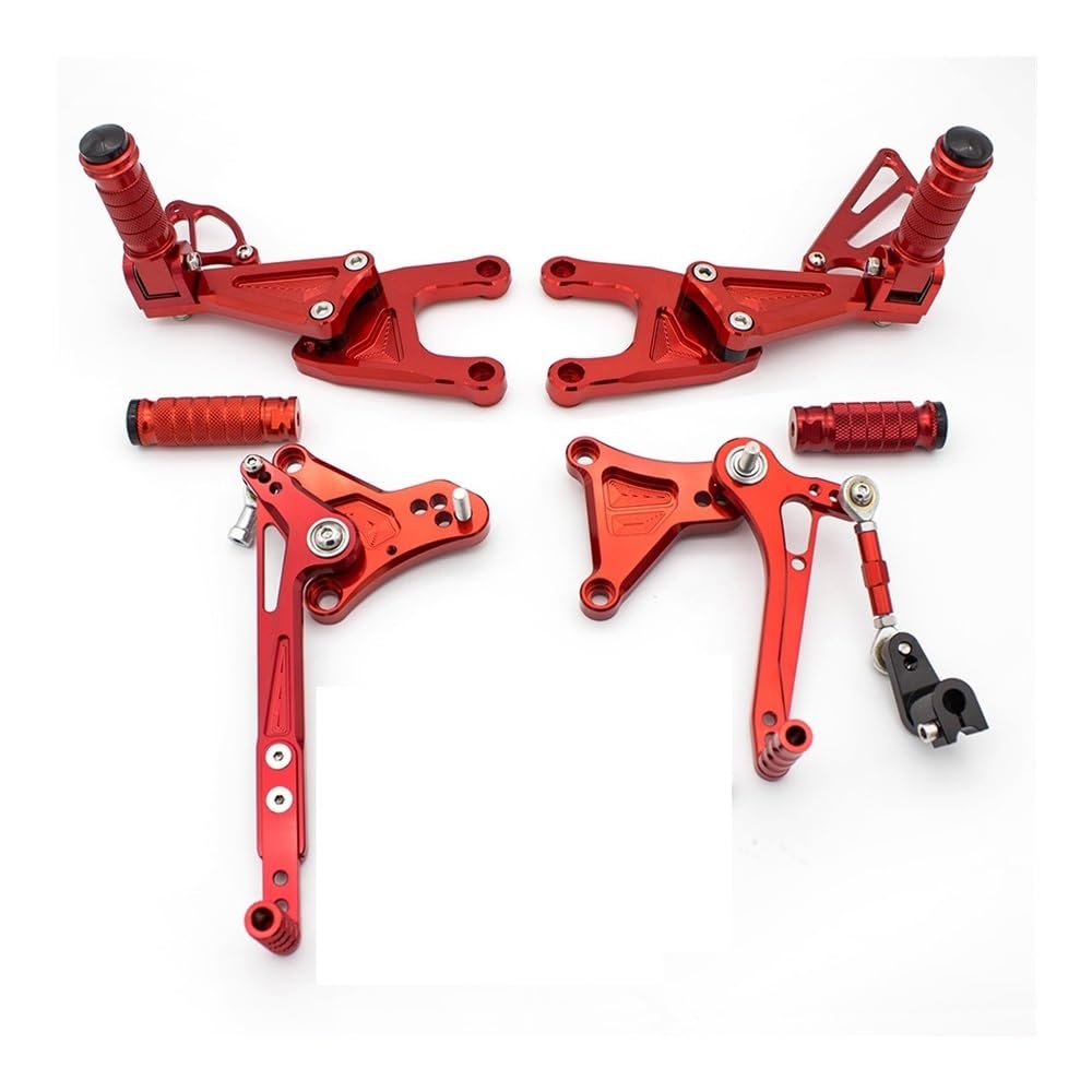 hgudyr Hintere Fußrasten Für B&enelli TNT125 TNT 125 135 2016-2023 Motorradfahrer Beifahrer Fußrasten Rest Set Pedal Fußstütze Rearset von hgudyr