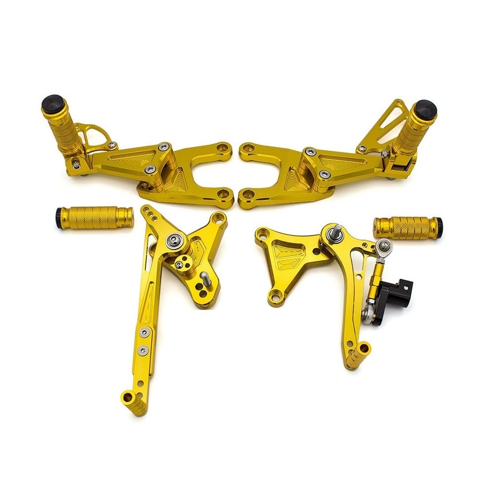 hgudyr Hintere Fußrasten Für B&enelli TNT125 TNT 125 135 2016-2023 Motorradfahrer Beifahrer Fußrasten Rest Set Pedal Fußstütze Rearset von hgudyr