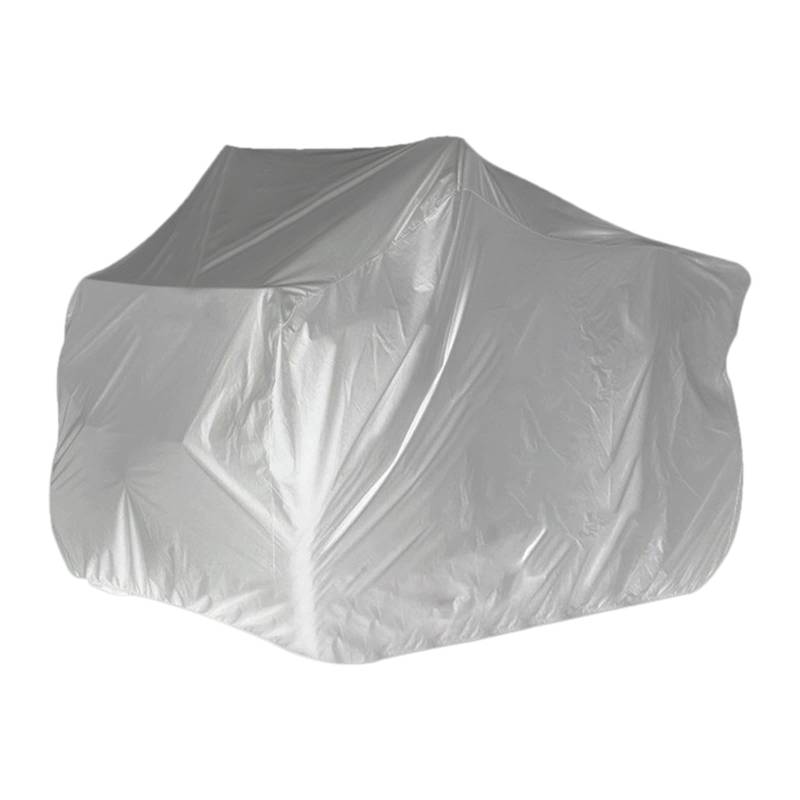 ATV Abdeckplane Fahrzeug Abdeckung XXL, Wasserdicht strapazierfähig Outdoor Abdeckung Schutz Cover 190T, ATV Cover Universal, Upgraded Four Wheeler Cover, 220cmx98cmx106cm (Silber) von hifrom