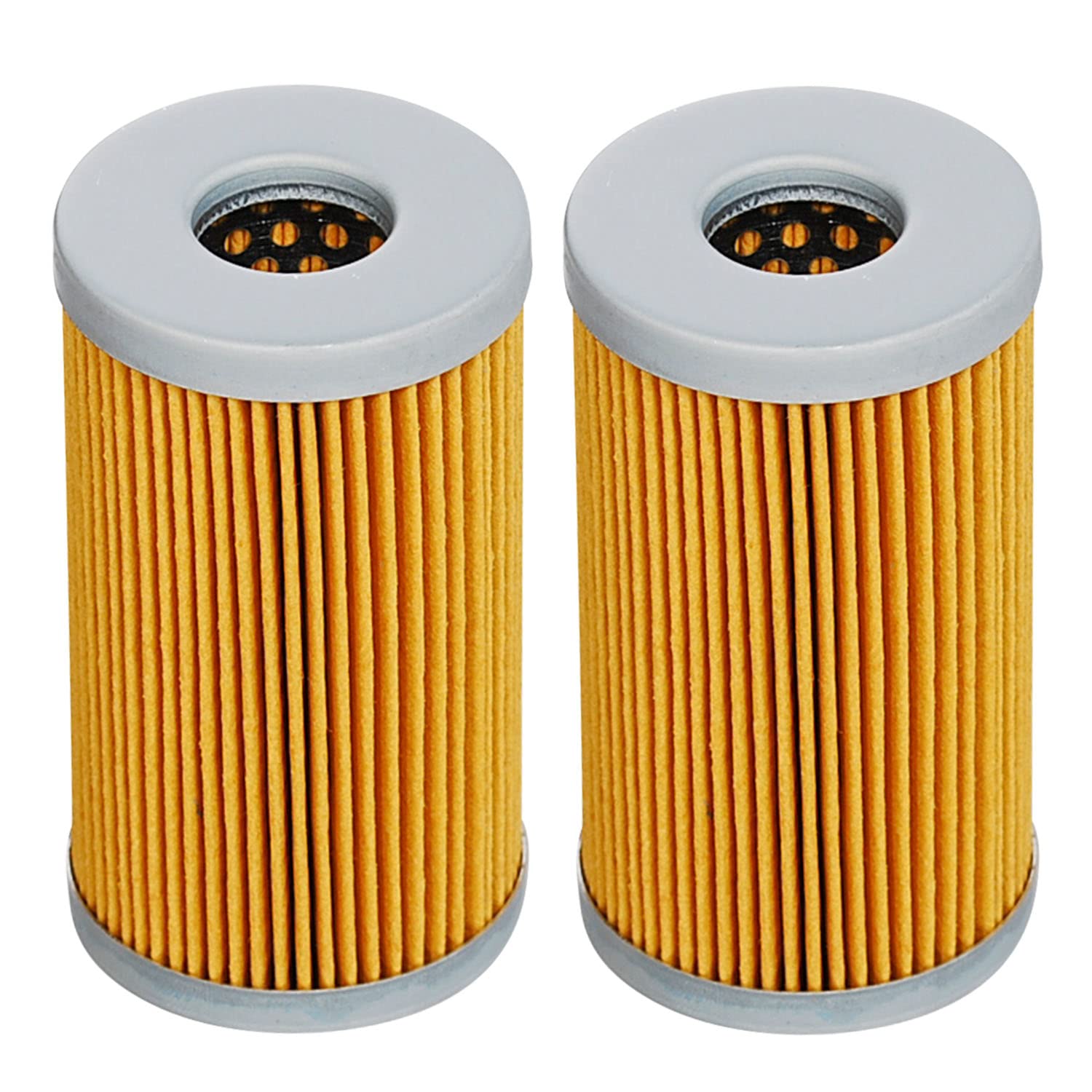 HIFROM (Pack of 2) Fuel Filter Compatible with Kubota Tractor L235 L2250 L2650 L275 L2850 L2900 L2950 L3130DT Yanmar 3TN82E 3TN84E 3TNE84 1A001-43160 15521-43160 von hifrom