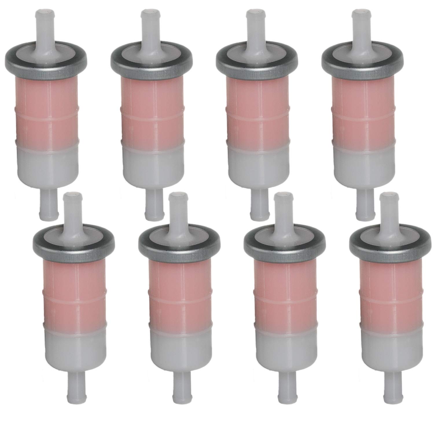 Hifrom Fuel Filter Compatible with Kawasaki FD501D FD501V FD590V FD611V FD620D FD661D Replacement for 49019-1055 49019-0032 Yamaha 1FK-24560-10-00 Honda 16900-MG8-003 8pcs von hifrom