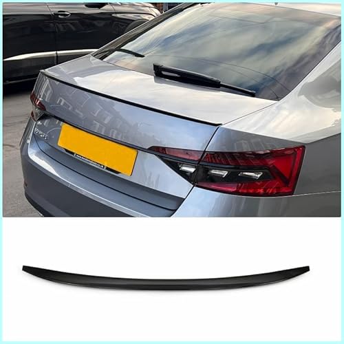 ABS Spoiler Rear Wing Spoiler für Skoda Superb III 2015 2016 2017 2018 2019, Heckspoiler Kofferraumspoiler Car Tuning Styling Accessories von hippoca