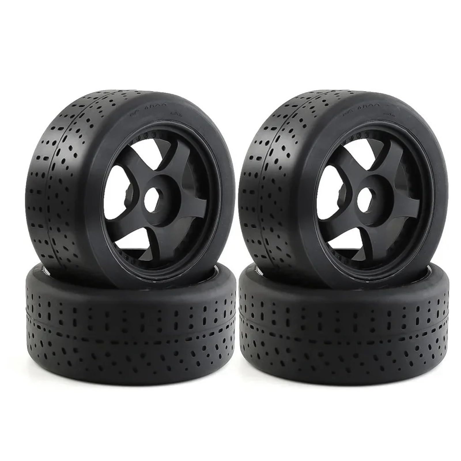 hjuink Beadlock Felgen Reifen Kompatibel Mit Arrma Für Infraction Für Felony 1/7 RC-Auto-Tuning-Teile 4 Stück 100 * 42 Mm 5-Speichen-RC-Autoreifen 17 Mm Sechskant von hjuink