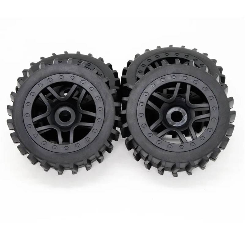 hjuink Beadlock Felgen Reifen Kompatibel Mit Redcat Für Losi Für VRX Für HPI Für Kyosho Für HSP 17 Mm Nabenfelgenreifen Für 1/8 Offroad-RC-Auto Für Buggy von hjuink