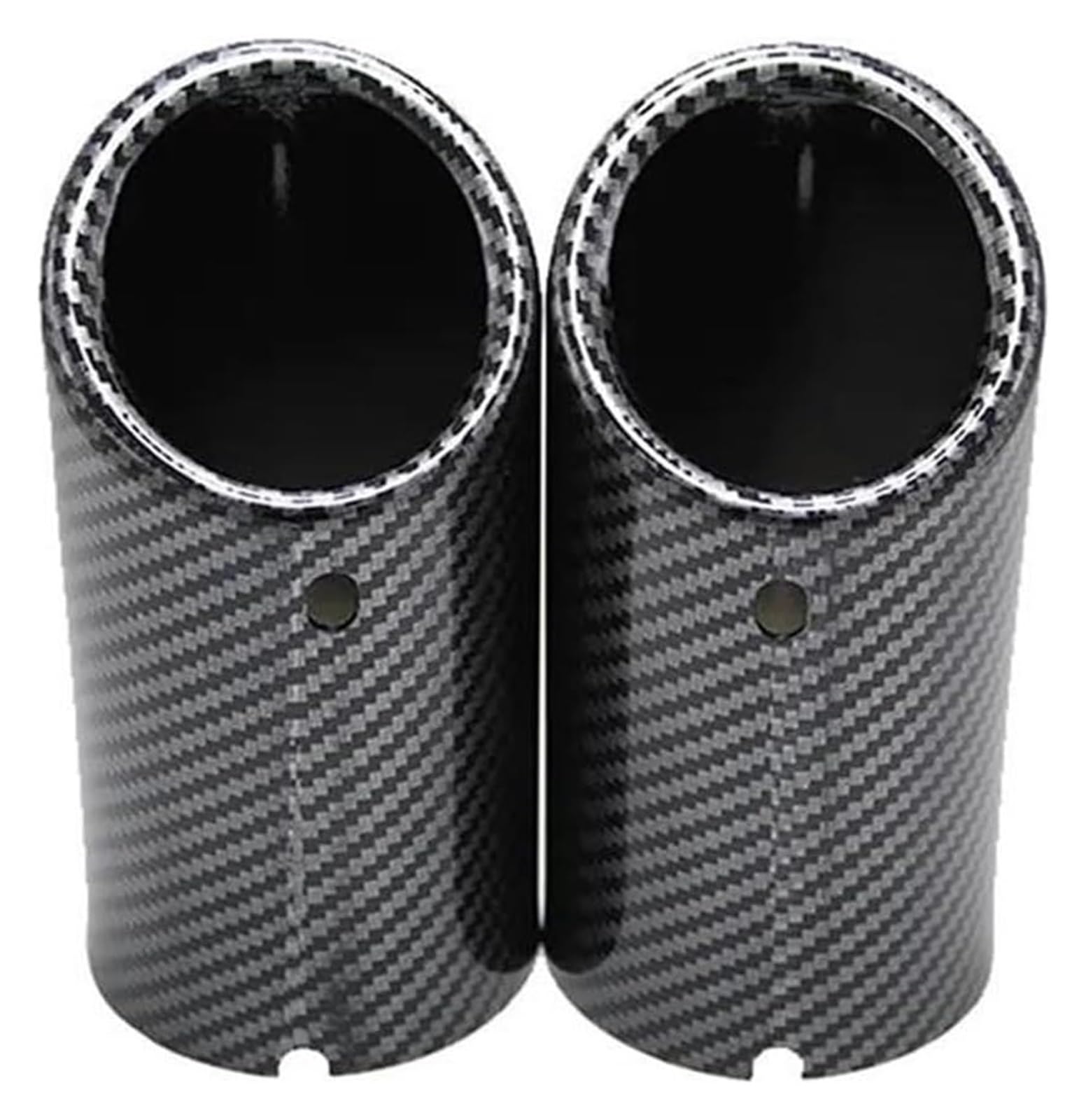 Auspuffendrohre Für A4 B8 A3 8V 8P A1 Q5 A5 Auspuffrohr 2 Stück Auto-Styling-Zubehör Auspuffrohr Schalldämpfer Spitzenabdeckung(2pcs Carbon Fiber) von holohol