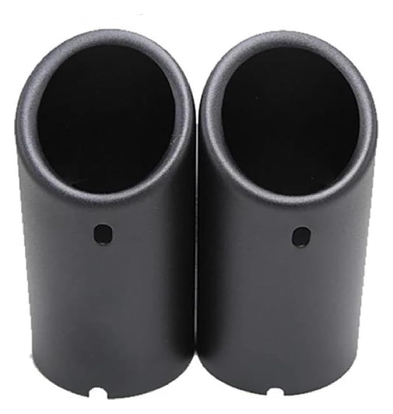 Auspuffendrohre Für VW Für P&assat B7 CC Für T&iguan Auto-Styling-Zubehör Endrohre Auto-Auspuffrohr Schalldämpfer Spitzenabdeckung(2pcs Matte Black) von holohol