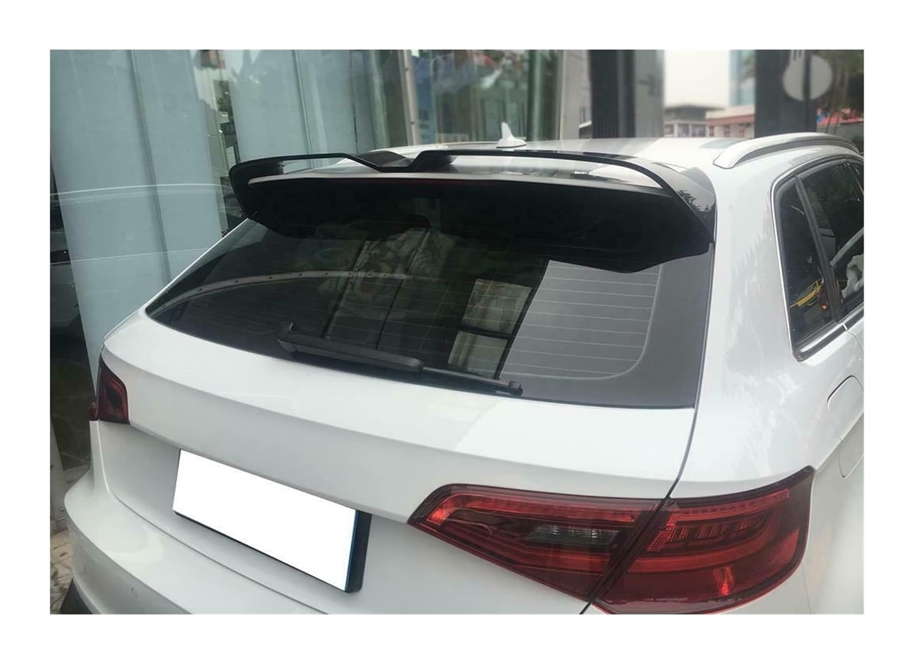 Auto Heckspoiler Für S3 A3 Für Sline RS3 2014-2020 Fließheck Hinten Kofferraum Heckflügel Auto Externe Teile Hinten Dach Spoiler Lippe(Carbon fiber Texture) von holohol