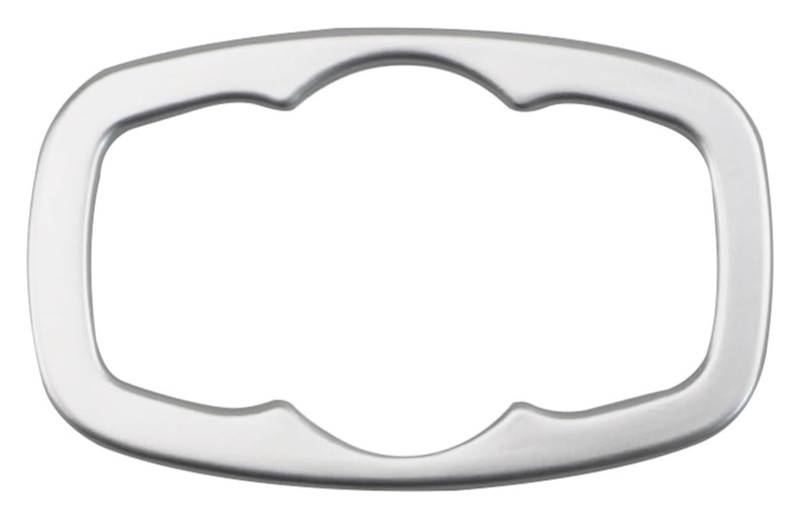 Bedienfeld Dekoration Für Focus MK4 2019 2020 Zubehör Auto Front Scheinwerfer Scheinwerfer Schalter Taste Knopf Abdeckung Trim Fit(Small size silver) von holohol