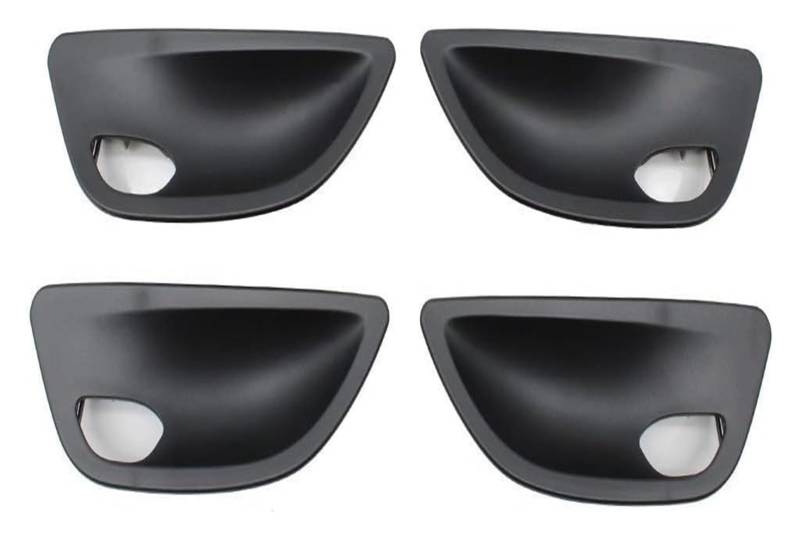 Ziergriffabdeckung Für B&MW 5 Series F10 F11 F18 2010–2017 LHD RHD Links Rechts Auto-Innentürgriff-Schüssel-Abdeckungsverkleidung(Black 4pcs Set) von holohol