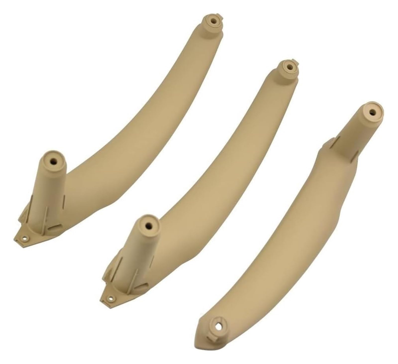 Ziergriffabdeckung Für B&MW E70 E71 X5 X6 Beige Schwarz Armlehne Auto Links Vorne Fahrersitz LHD Innentürgriff Innenverkleidung Pull Trim Abdeckung(Beige 3 Pcs) von holohol