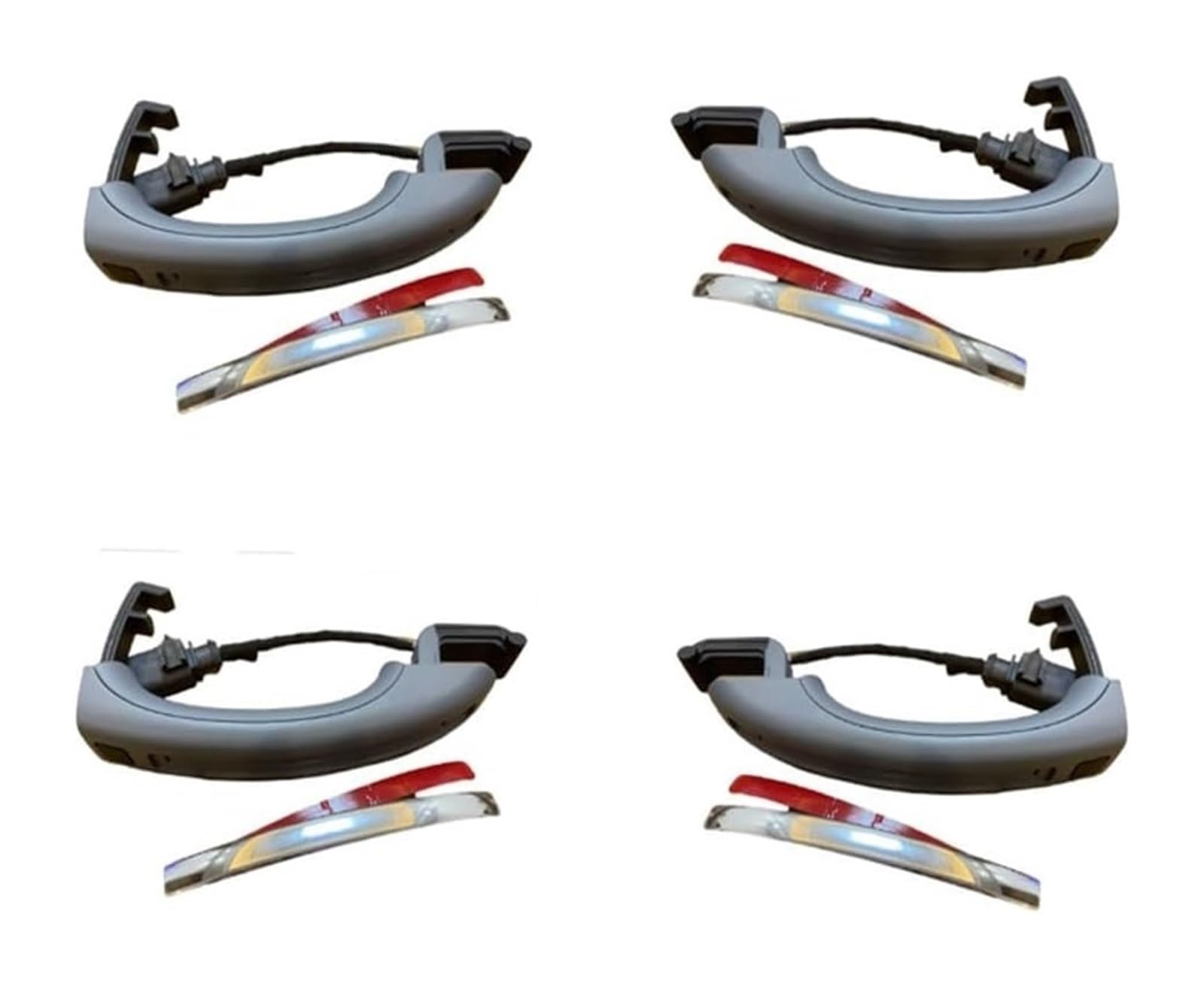 Ziergriffabdeckung Für Q7 4L (4LB) 2007–2015 3.0 TDI TFSI 4L0837205B 4 Stück Grundierte Türgriffe Außen von holohol