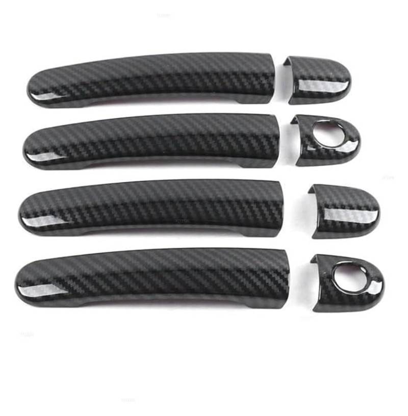 Ziergriffabdeckung Für Seat Für Leon MK1 Für Toledo 1999-2007 Für Arosa 1997-2004 Für Ibiza Für Cordoba Für Vario 2003-2007 Auto Außentürgriff(Carbon Texture a) von holohol