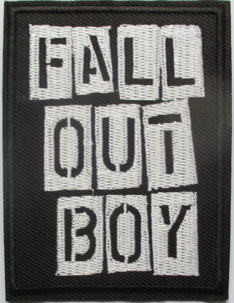 Hotrodspirit Aufnäher zum Aufbügeln, Motiv Fall Out Boy, 9 x 7 cm von hotrodspirit