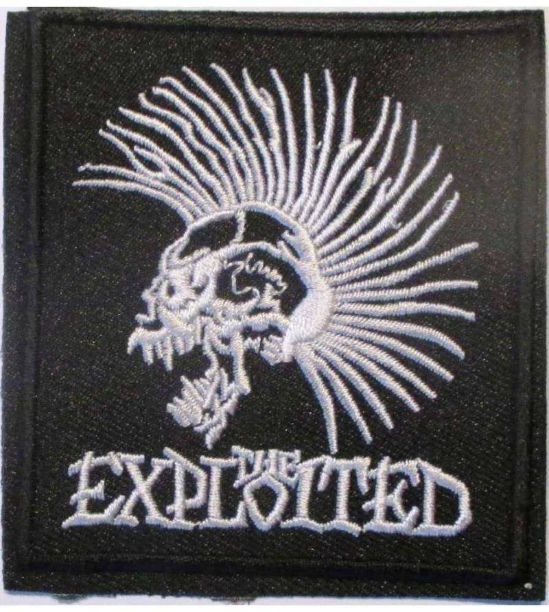 Hotrodspirit – Patch The Exploited Gruppe Punk 8,5 x 8 cm Rock Aufnäher zum Aufbügeln Garage Jacke Hemd von hotrodspirit