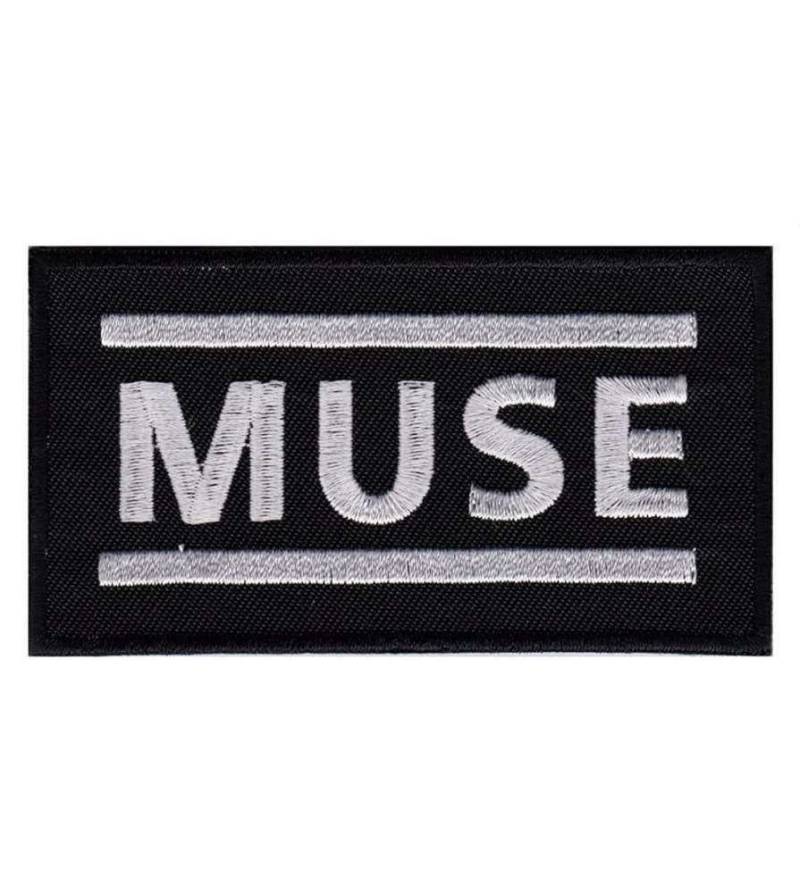 hotrodspirit - Patch der Gruppe Muse, Schwarz und Weiß, Pop Rock, 9 x 5 cm, zum Aufbügeln von hotrodspirit